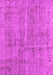 Machine Washable Oriental Pink Industrial Rug, wshurb2180pnk