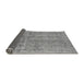 Sideview of Oriental Gray Industrial Rug, urb2180gry