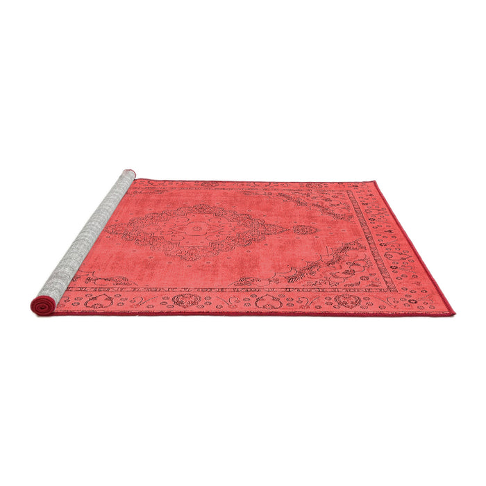 Industrial Red Washable Rugs