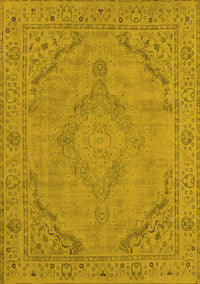 Oriental Yellow Industrial Rug, urb2181yw