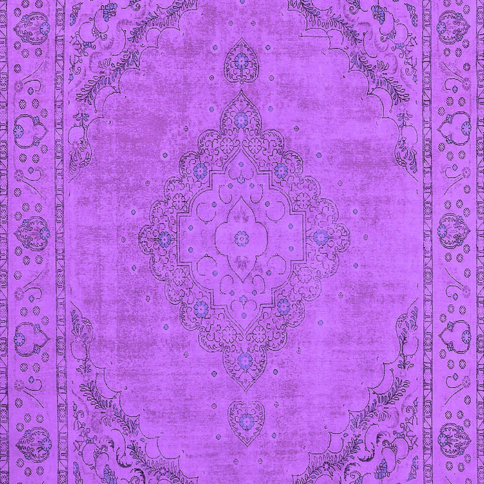 Machine Washable Oriental Purple Industrial Area Rugs, wshurb2181pur