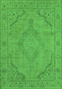 Oriental Green Industrial Rug, urb2181grn