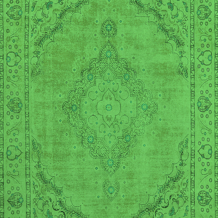 Oriental Green Industrial Rug, urb2181grn