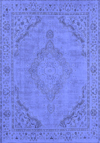 Oriental Blue Industrial Rug, urb2181blu