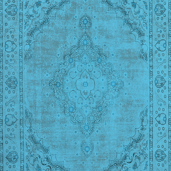Oriental Light Blue Industrial Rug, urb2181lblu