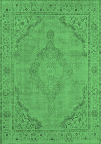 Oriental Emerald Green Industrial Rug, urb2181emgrn