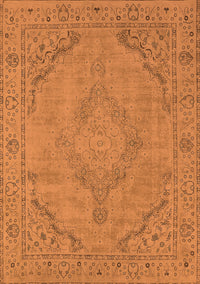 Oriental Orange Industrial Rug, urb2181org