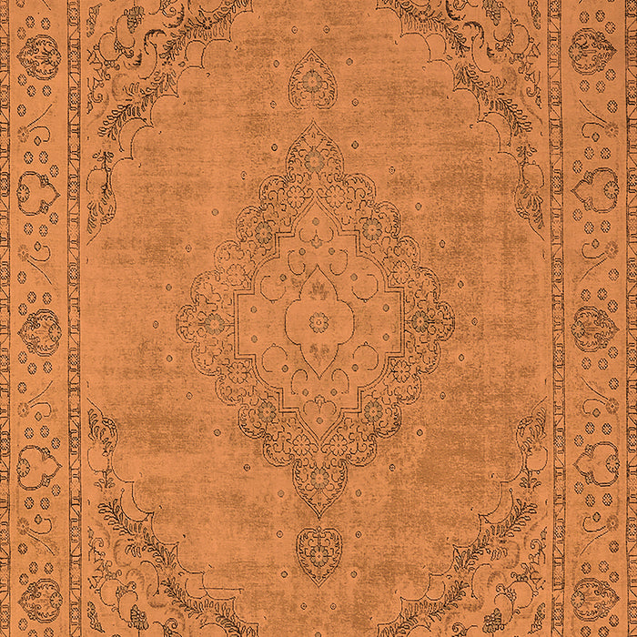 Oriental Orange Industrial Rug, urb2181org