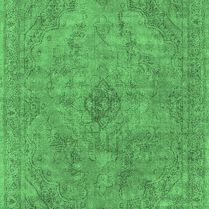 Oriental Emerald Green Industrial Rug, urb2182emgrn
