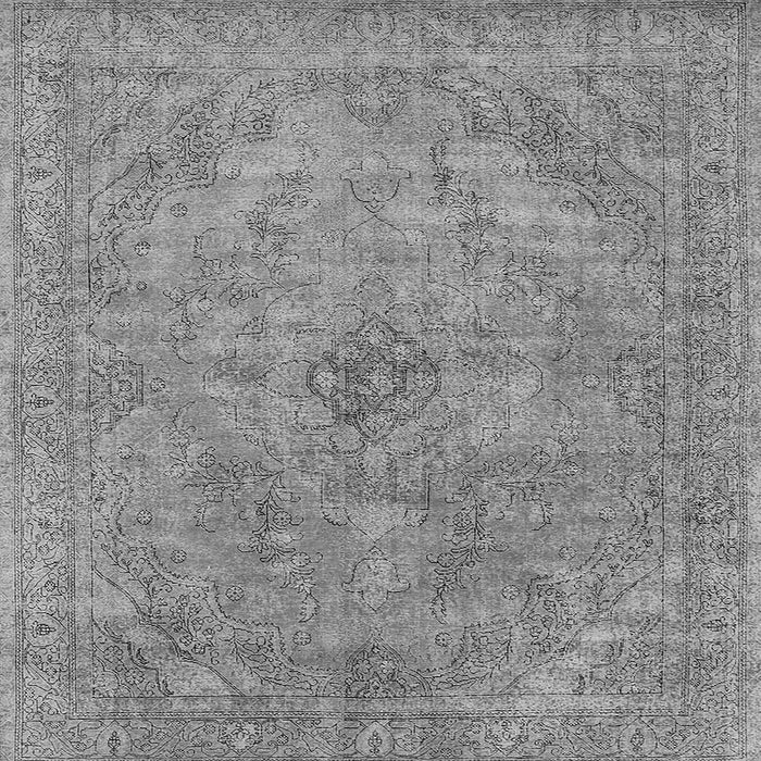 Square Oriental Gray Industrial Rug, urb2182gry
