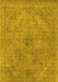 Oriental Yellow Industrial Rug, urb2182yw