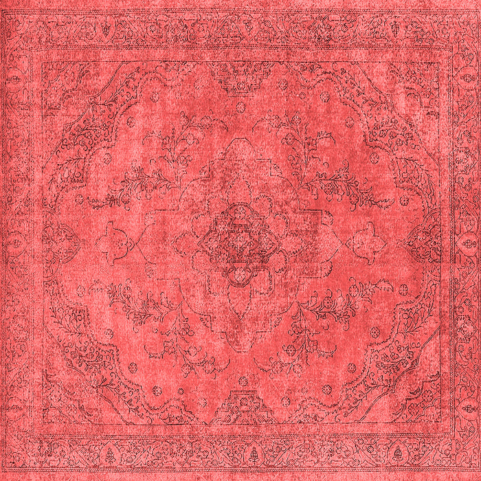 Machine Washable Oriental Red Industrial Rug, wshurb2182red
