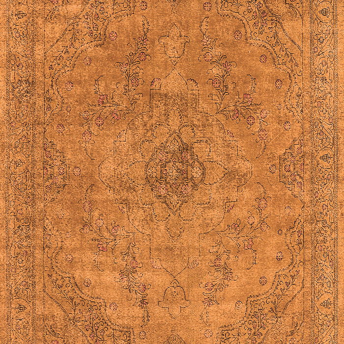 Machine Washable Oriental Orange Industrial Area Rugs, wshurb2182org