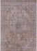 Mid-Century Modern Khaki Rose Pink Oriental Rug, urb2182