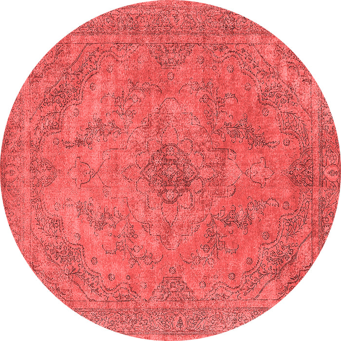Machine Washable Oriental Red Industrial Rug, wshurb2182red
