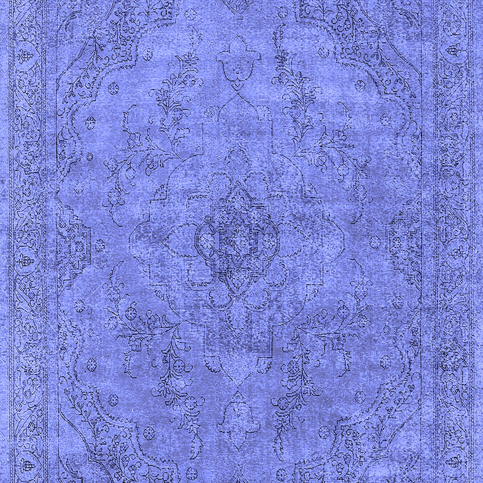 Oriental Blue Industrial Rug, urb2182blu