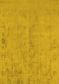 Oriental Yellow Industrial Rug, urb2183yw