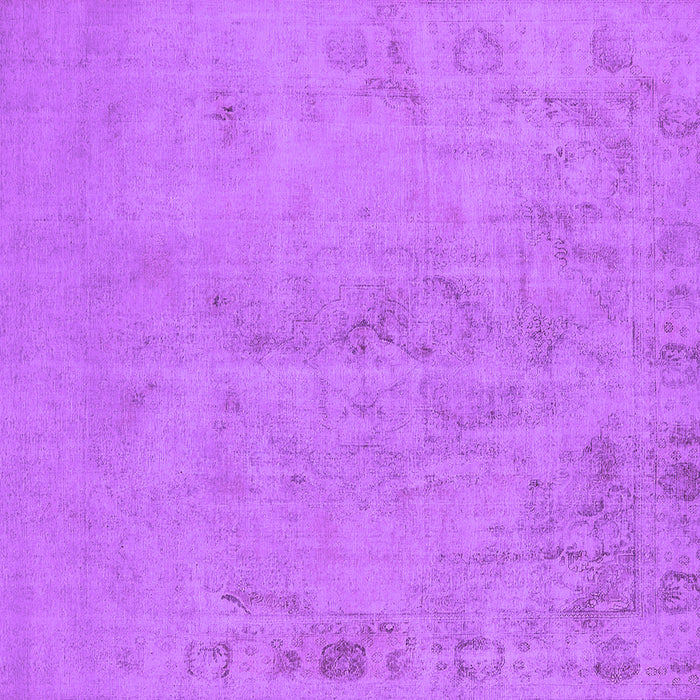 Square Oriental Purple Industrial Rug, urb2183pur