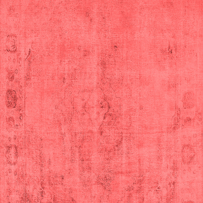 Machine Washable Oriental Red Industrial Rug, wshurb2183red