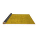 Sideview of Oriental Yellow Industrial Rug, urb2183yw