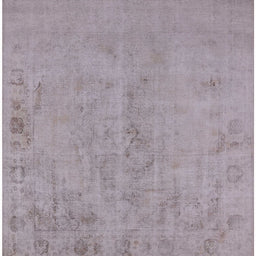 Square Machine Washable Industrial Modern Silver Pink Rug, wshurb2183