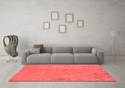 Industrial Red Washable Rugs