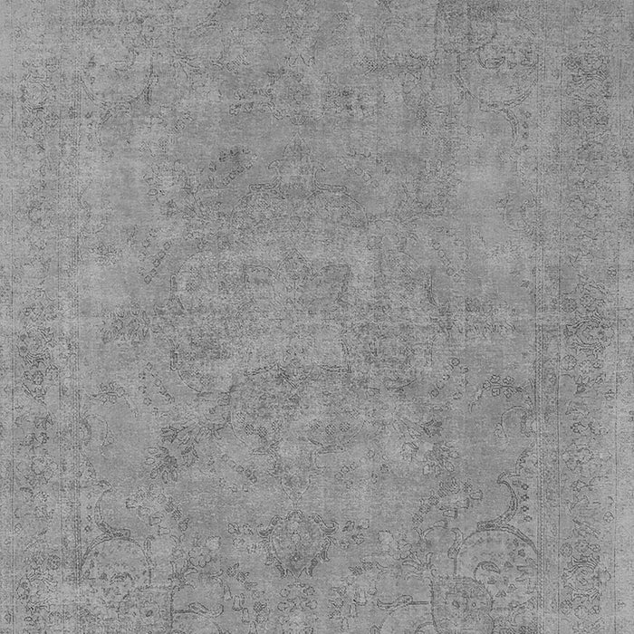 Machine Washable Oriental Gray Industrial Rug, wshurb2184gry