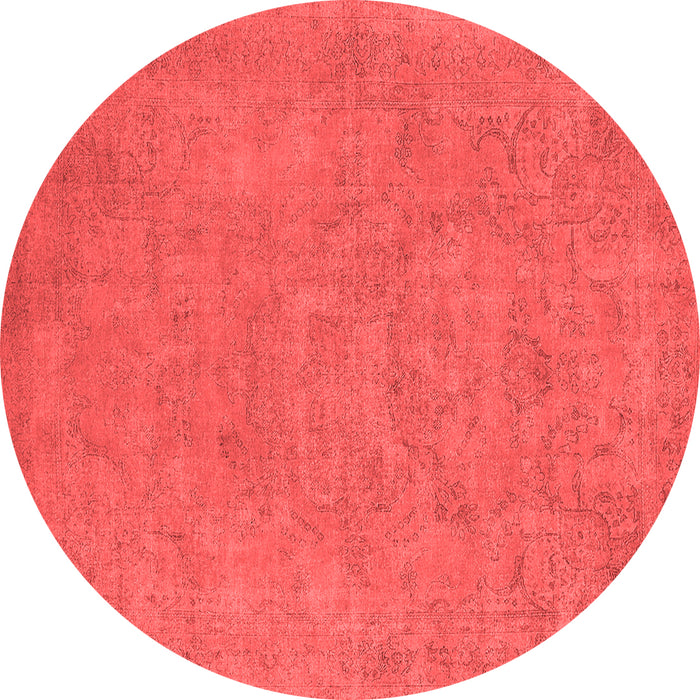 Machine Washable Oriental Red Industrial Rug, wshurb2184red