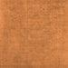 Square Oriental Orange Industrial Rug, urb2184org