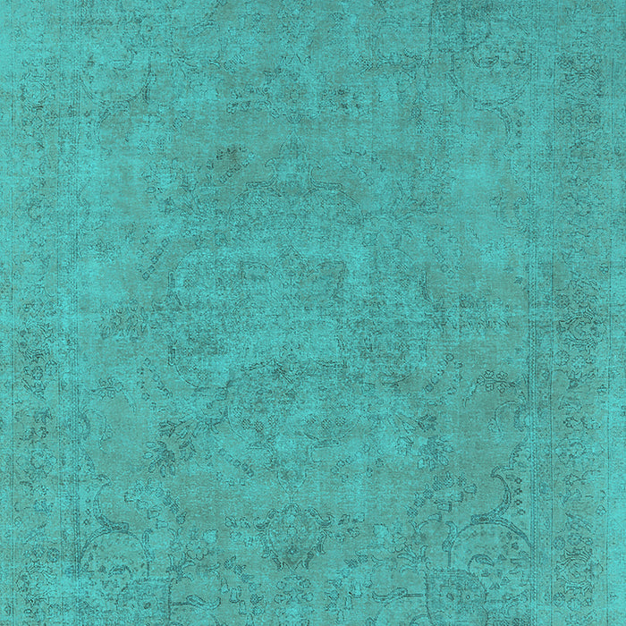 Oriental Turquoise Industrial Rug, urb2184turq