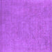 Square Oriental Purple Industrial Rug, urb2184pur