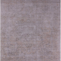 Square Machine Washable Industrial Modern Rose Dust Purple Rug, wshurb2184