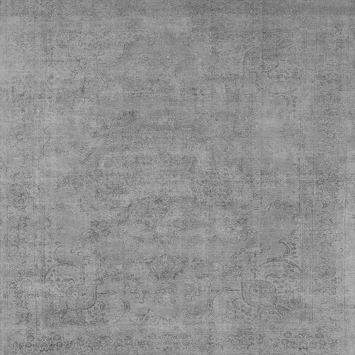 Square Oriental Gray Industrial Rug, urb2184gry