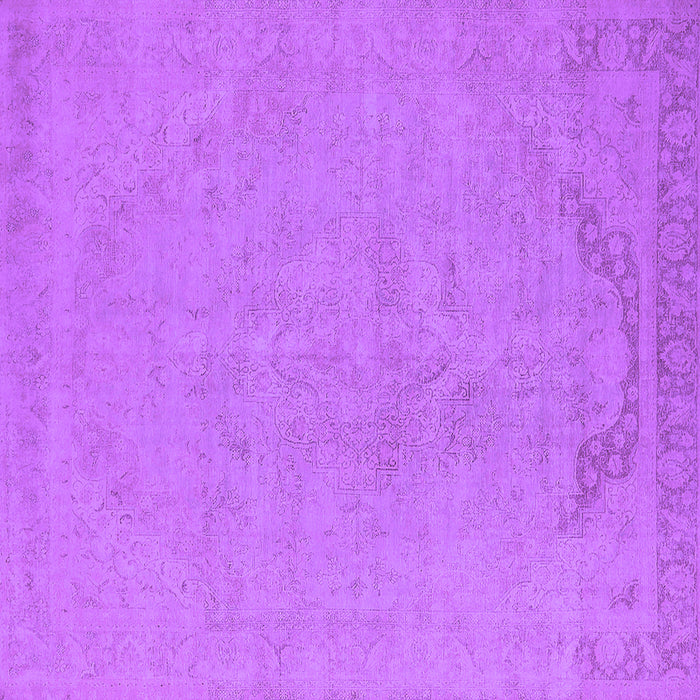 Square Oriental Purple Industrial Rug, urb2185pur