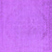 Square Oriental Purple Industrial Rug, urb2185pur