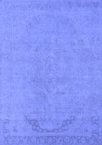 Oriental Blue Industrial Rug, urb2185blu