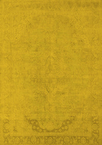 Oriental Yellow Industrial Rug, urb2185yw