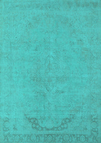 Oriental Turquoise Industrial Rug, urb2185turq