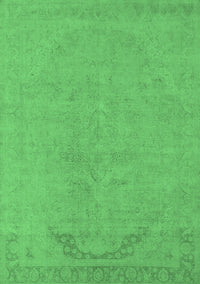 Oriental Emerald Green Industrial Rug, urb2185emgrn