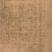 Square Oriental Brown Industrial Rug, urb2186brn