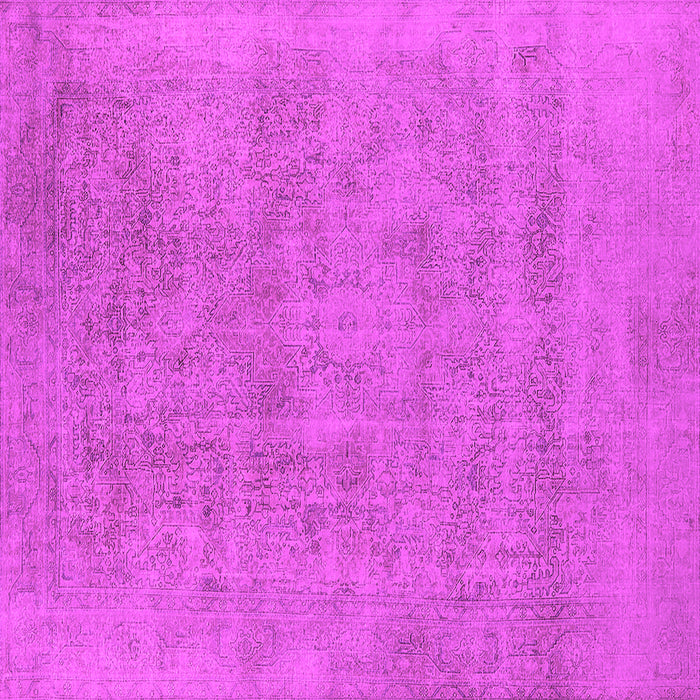Square Oriental Pink Industrial Rug, urb2186pnk
