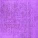 Square Oriental Purple Industrial Rug, urb2186pur