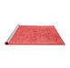 Industrial Red Washable Rugs