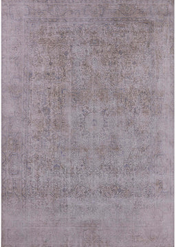 Mid-Century Modern Dark Gray Oriental Rug, urb2186