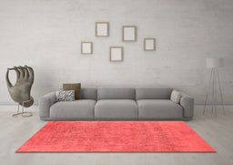Industrial Red Washable Rugs