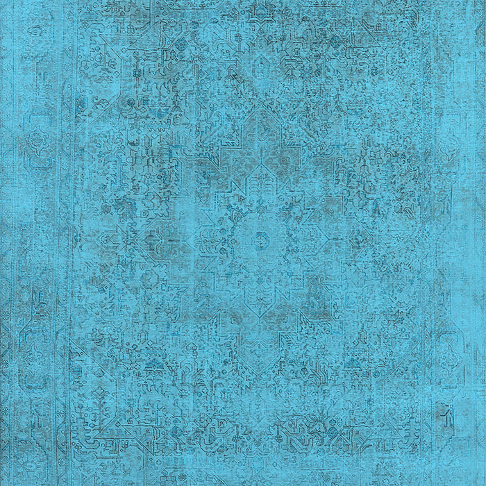 Oriental Light Blue Industrial Rug, urb2186lblu