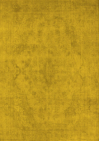 Oriental Yellow Industrial Rug, urb2187yw