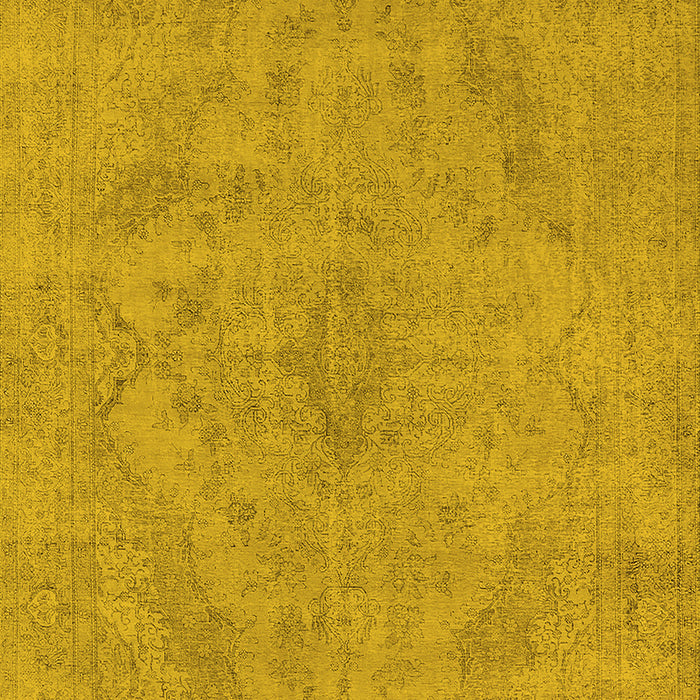Oriental Yellow Industrial Rug, urb2187yw