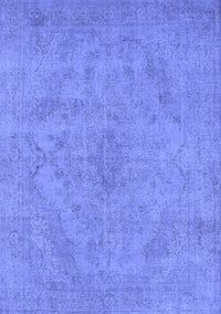 Oriental Blue Industrial Rug, urb2187blu