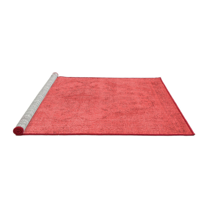 Industrial Red Washable Rugs